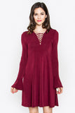 Keira Lace-Up Dress