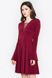 Keira Lace-Up Dress