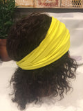 Yellow headband, Boho headband, Hair Accessories, headband for women, sports wide women, headband turban accessories headwear, yoga headband