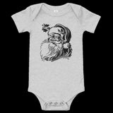 Santa Head, Christmas Santa Onesie, Holiday Santa, Baby Bodysuit, Santa Baby Onesie, Christmas Baby Clothes, Cute Baby Onesies, Holiday Baby