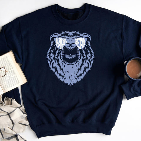 Papa Bear Sweatshirt, Dad Sweatshirt, Gift for dad, New Dad Shirt, Gift for Husband, Family Matching shirts, Unisex Sweatshirt
