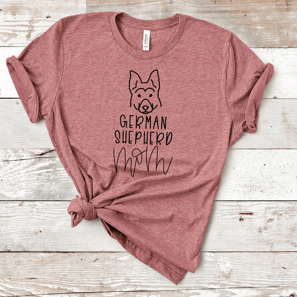 German Shepherd Mom Shirt, German Shepherd Tshirt, Dog mom Unisex Shirt, Dog mom shirt, Dog mom, Gift for dog mom, Dog mom shirt, Dog Gifts