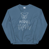 Pitbull Mom Sweatshirt, Pitbull Sweater, Dog mom Unisex Sweater, Dog mom sweatshirt, Dog mom, Gift for dog mom, Dog mom shirt, Pitbull Gifts
