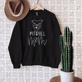 Pitbull Mom Sweatshirt, Pitbull Sweater, Dog mom Unisex Sweater, Dog mom sweatshirt, Dog mom, Gift for dog mom, Dog mom shirt, Pitbull Gifts