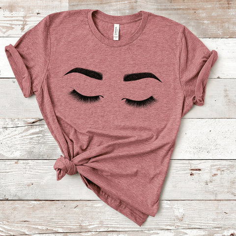 Eyelash Eyebrow Shirt, Lash Boss Shirt, Unisex Shirt, Falsies, Eyelash Lover, Makeup Lover, Makeup Shirt, Lash Shirt, Eyelash Technician Tee