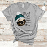 I'm Not Lazy I'm In Energy Saving Mode, Sloth Shirt, Sloth gift, Sloth lover, Nap shirt, Lazy girl shirts, Lazy day tshirt, Unisex T-Shirt