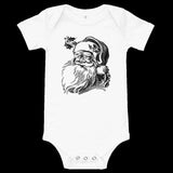 Santa Head, Christmas Santa Onesie, Holiday Santa, Baby Bodysuit, Santa Baby Onesie, Christmas Baby Clothes, Cute Baby Onesies, Holiday Baby