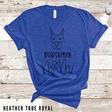 Doberman Mom Shirt, Dog Mom Shirt, Dog Shirt Funny, Cute Girlfriend Gift, Doberman Mom Gift, Dog Mama, Animal Lover, Dog Lover, Mom Shirt