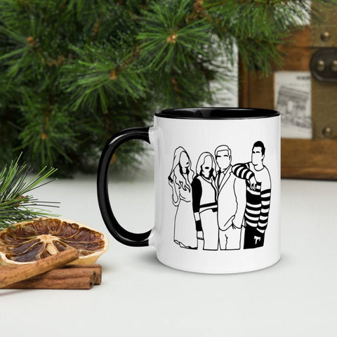 TV Cast Mug, Funny Mug, David Rose Mug, Gift for Her, TV Quote Mug, David Rose Lover, Moira Rose Mug with Color Inside, Alexis Rose Coffee