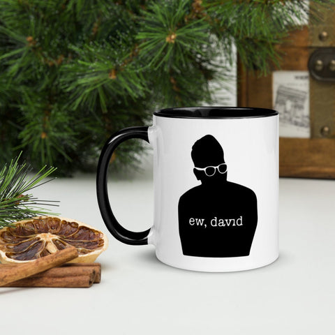 David Rose Coffee Mug, David Rose White Sunglasses Mug, David Rose, Alexis Rose, Cute Mug, Ew David, Mug Lover, Gift for her, TV Show Mug