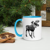 Moose Mug, Animal Mug, Moose Gift, Wildlife, Camping, Coffee Mug, Coffee Cup, Ceramic Mugs, Gift for Mom, Gift for Her, Gift for Wife