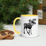 Moose Mug, Animal Mug, Moose Gift, Wildlife, Camping, Coffee Mug, Coffee Cup, Ceramic Mugs, Gift for Mom, Gift for Her, Gift for Wife