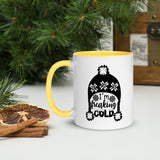 It's Freaking Cold Mug, Winter Coffee Mug, Baby It’s Cold Outside Mug Gift, Teacher Gift, Gift for Her, Hot Chocolate Mug, Coffee Mugs