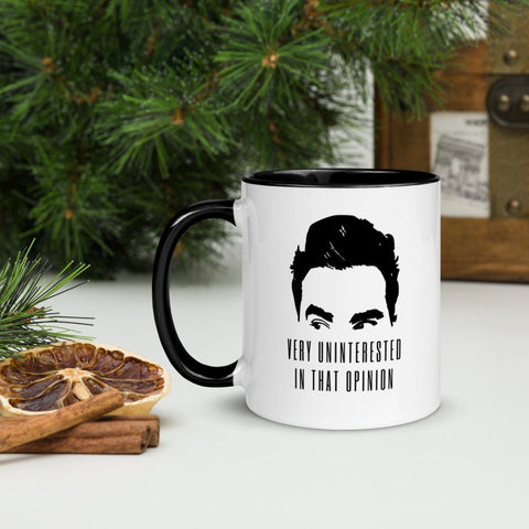 Very Uninterested in That Opinion Coffee Mug, Apothecary Mug, David Rose, Alexis Rose, Cute Mug, Ew David, Mug Lover, Funny Quote Mug