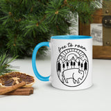 Free to Roam Mug, Buffalo Mug, Wilderness Mug, Buffalo Coffee Mug, Camping Mug, Hiking Mug, Wild and Free Mug, Outdoors Mug
