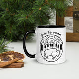 Free to Roam Mug, Buffalo Mug, Wilderness Mug, Buffalo Coffee Mug, Camping Mug, Hiking Mug, Wild and Free Mug, Outdoors Mug