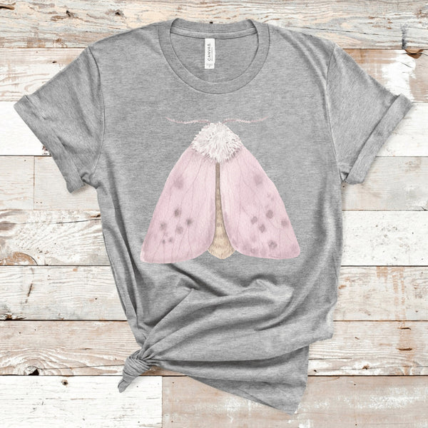 Moth Shirt, Clancy's Moth, Insect Bug Collection Shirt, Butterfly Shirt, Fuzzy head Moth, Insect Shirt, Bug Lover, Gift for Her, Sister