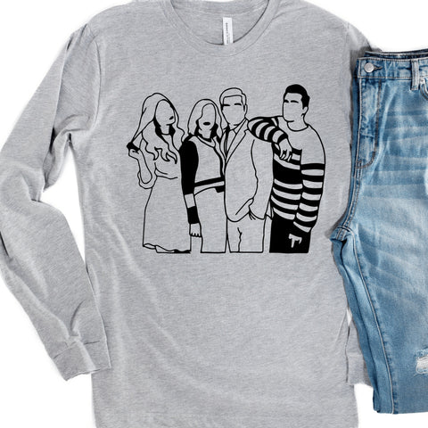 TV Cast Shirt, Funny Long Sleeve Shirt, David Rose Shirt, Gift for Her, TV Quote Shirt, David Rose Lover, David Rose Shirt