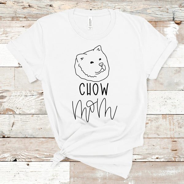 Chow Mom Shirt, Dog Breed Shirt, Rescue Dog Mama, Blue Fawn Red, Dog Lover Gift, Gift For Mom, Unisex Graphic Tee, Chow Chow Shirt, Chow Mom