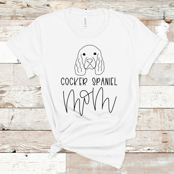 Cocker Spaniel Mom Sweatshirt, Dog Mom Sweatshirt, Dog Mom Gift, Dog Mom Sweatshirt, Dog Mom shirt, Dog Mom Tee, Cocker Spaniel Shirt Women