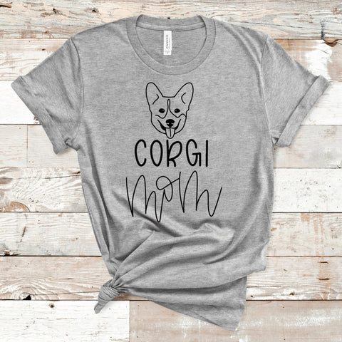 Corgi Mom Shirt, Dog mom tshirt, Dog mom shirt, Gift for Dog Mom, Corgi Dog Mom Shirt, Corgi Mom Tshirt, Corgi, Corgi Lover, Dog Lover