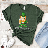 Let The Shenanigans Begin Shirt, St Patty's Shamrock Shirt, Leprechaun Shirt, Shamrock Shirt, Irish Tee, Beer Drinking Shirt, Lucky Shirt