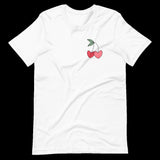 Cherry Hearts Shirt, Heart Shirt,  Valentine's Day Shirt, Cute Valentine's shirts, Hearts Shirt, XOXO Shirt, Gift for Her, Love Shirt