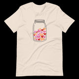 Mason Jar Hearts Shirt, Cherry Hearts Shirt, Heart Shirt,  Valentine's Day Shirt, Cute Valentine's shirts, XOXO Shirt, Gift for Her