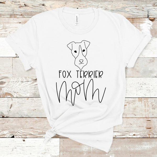 Fox Terrier Mom Shirt, Fox Terrier Dog Mama Shirt, Dog Mom Gift, Fur Mom Shirt, Dog Mom Shirt for Women, Fox Terrier, Fox Terrier Gifts