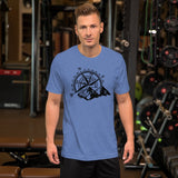 Compass Shirt, Compass Mountain Shirt, Camping Shirt, Outdoor Shirt, Adventure Shirt, Hiking Shirt, Gift for Him, Gift for Her, Gift for Dad