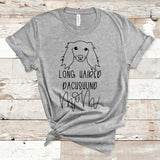 Long Haired Dachshund Mom Shirt, Long Haired Dachshund Dog, Dog Mom Gift, Fur Mom Shirt, Dog Mom Shirt, Dachshund Mom Shirt, Dachshund Mom
