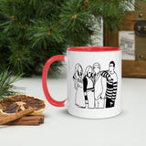 TV Cast Mug, Funny Mug, David Rose Mug, Gift for Her, TV Quote Mug, David Rose Lover, Moira Rose Mug with Color Inside, Alexis Rose Coffee