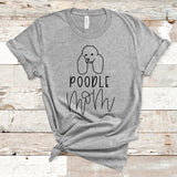 Poodle Mom Shirt, Poodles Gift, Dog Mom Shirt, Love Dogs, Gifts for Dog Mom, Dog Mom Tee, Fur Mama, Dog Lover, Rescue Dog Mom, poodles