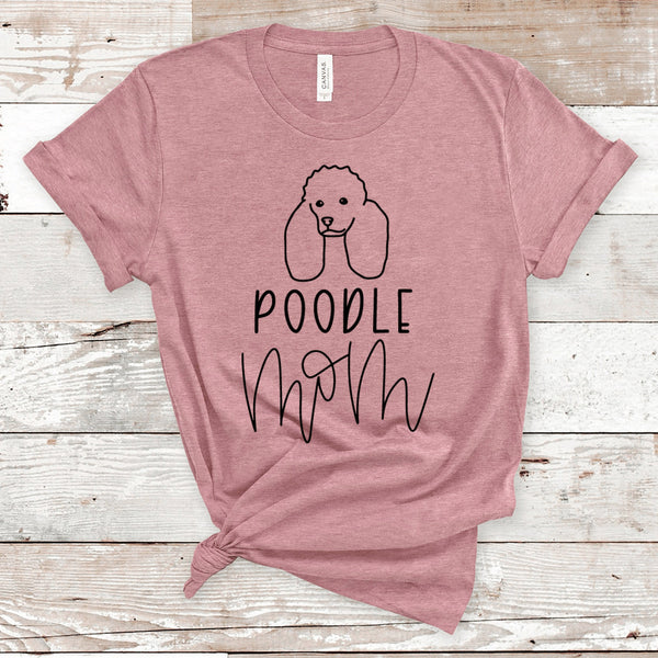 Poodle Mom Shirt, Poodles Gift, Dog Mom Shirt, Love Dogs, Gifts for Dog Mom, Dog Mom Tee, Fur Mama, Dog Lover, Rescue Dog Mom, poodles