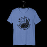 Live By The Sun Love By The Moon Shirt,  Stars Day Night Shirt, Gift for Women, Hiking, Camping Shirt, Sun and Moon Shirt, Sun Moon Stars