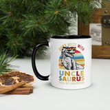 Unclesaurus Mug, Don't Mess With Unclesaurus You'll Get Jurasskicked, Favorite Uncle, Uncle Mug, Uncle Gift, Uncle, Dinosaur Mug