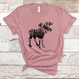 Moose Shirt, Wilderness T-Shirt, Moose Lovers, Nature Tee, Moose Lover Gifts, Gifts for Her, Gifts for Him, Camping, Wildlife, Hunting
