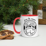 Free to Roam Mug, Buffalo Mug, Wilderness Mug, Buffalo Coffee Mug, Camping Mug, Hiking Mug, Wild and Free Mug, Outdoors Mug