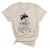 Pomsky Mom Shirt, Pomsky, Dog Mom Shirt, Pomeranian Siberian Husky Mom, Dog Lover Shirt, Gift for Her, Gift for Mom, Fur Mama Shirt, Dogs