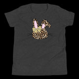 Leopard Bunny Shirt, Easter Bunny, Leopard Rabbit, Girls Bunny Shirt, Cute Rabbit Shirt, Easter Top, Spring Top, Cheetah Bunny, Gift for Her
