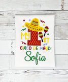 My 1st Cinco De Mayo Shirt, Girls Cinco de Mayo Shirt, Mexican Holiday Shirt, May 5th Celebration Shirt, Embroidery Shirt, Gift for Girl