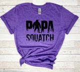 Papa Squatch Shirt, Bigfoot Dad T-Shirt, Bigfoot Shirt, Sasquatch Shirt, Hiking Shirt, Camping shirt, Sasquatch, Gift for Dad, Husband