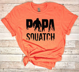 Papa Squatch Shirt, Bigfoot Dad T-Shirt, Bigfoot Shirt, Sasquatch Shirt, Hiking Shirt, Camping shirt, Sasquatch, Gift for Dad, Husband