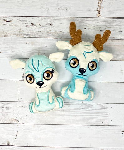 Fawn Stuffie, Stuffie Female Fawn, Deer Stuffie doll, Cute fawn stuffed Animal, Baby deer plushie Animal, stuffie lover