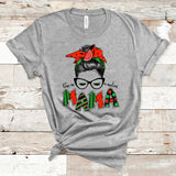 One In A Melon Mama Shirt, Watermelon Mom Tee, One In A Melon Mom Shirt, Summer Mom Tee, Momma Messy Bun Unisex T-Shirt