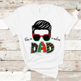 One In A Melon Dad Shirt, Watermelon Dad Tee, One In a Melon Dad Shirt, Summer Dad Tee, Daddy Head Shirt Dad with Shades, Unisex T-Shirt