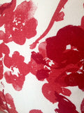 Was *32.00* Red White Pink decorative pillow, insert is included 18x18 inch home decor fabric on both sides