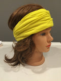 Yellow headband, Boho headband, Hair Accessories, headband for women, sports wide women, headband turban accessories headwear, yoga headband