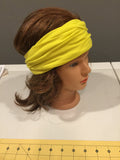 Yellow headband, Boho headband, Hair Accessories, headband for women, sports wide women, headband turban accessories headwear, yoga headband