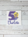 Mermaid birthday Shirt, Girls Birthday Shirt, Mermaid, Mermaid Age Name Shirt, Girls Birthday Short, Embroidery Shirt for Girls, Gift for girl